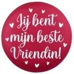 Siliconen Kraal - Wensmuntje - Gegraveerd - Beste Vriendin - Afbeelding 3