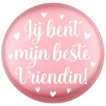 Siliconen Kraal - Wensmuntje - Gegraveerd - Beste Vriendin - Afbeelding 2