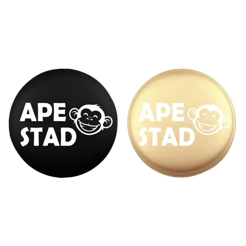 Siliconen Kraal - Wensmuntje - Gegraveerd - Apestad