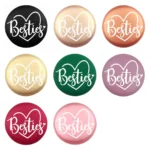 Siliconen Kraal - Wensmuntje - Gegraveerd - Besties