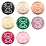 Siliconen Kraal - Wensmuntje - Gegraveerd - Teddybeer