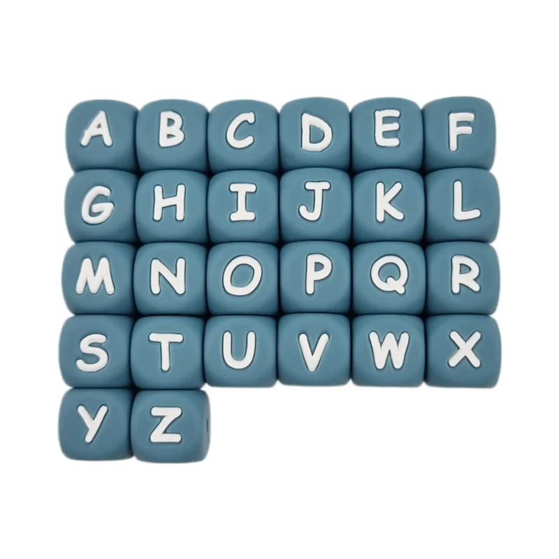 Vergrijsd Petrol Letter