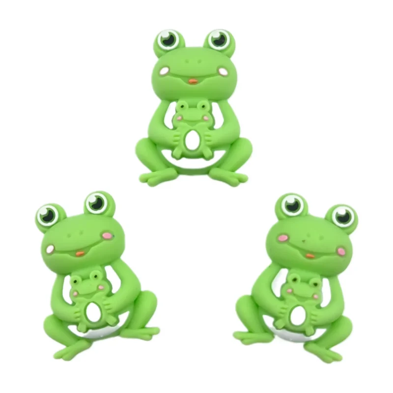 Silicone - 3D - M&egrave;re et Enfant Grenouille