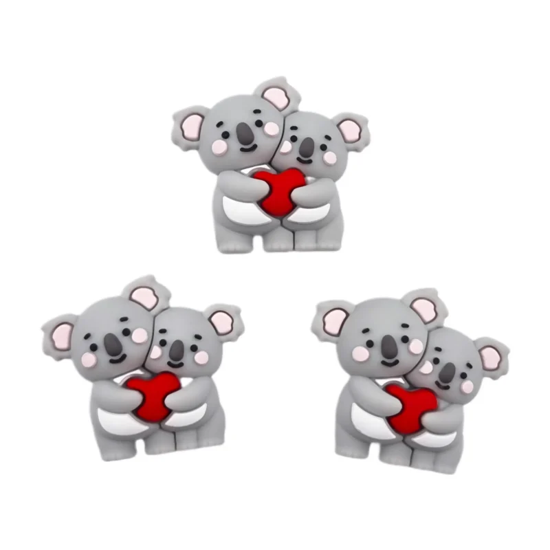 Silicone - 3D Besties - Koala - Gris clair