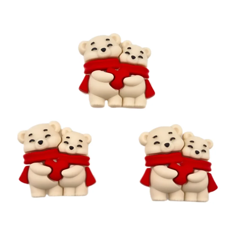 Silicone - 3D Besties Ours - Vieux Dentelle