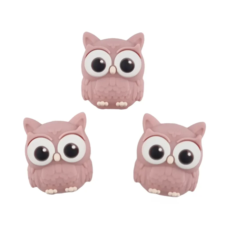 Perle en silicone - 3D Nocti de Uil - Fleur de cerisier - Jootjes Exclusif