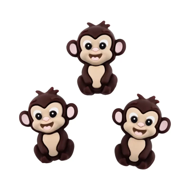 perles en silicone - 3D - Aap - Choco