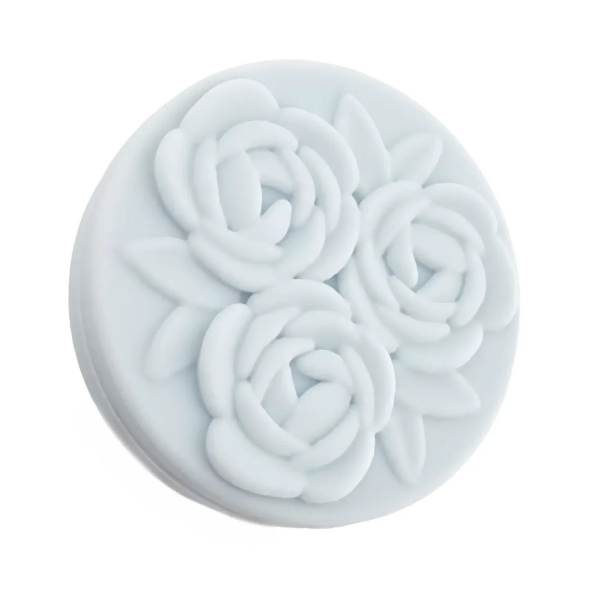 Silicone bead - La Vie En Rose - 25 mm - Winter Mist - Afbeelding 4