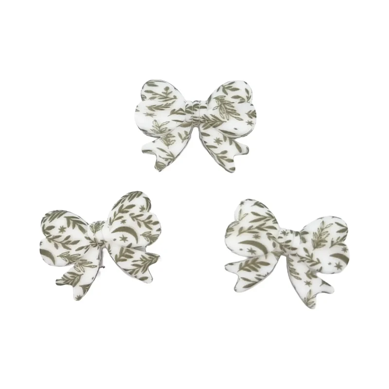 Perles en silicone - Strik - Verticaal Rijggat - Bluegrass Motif