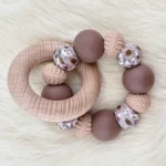 Combo Set - pacifier chain / teething ring - Bohemian Lion - Image 3