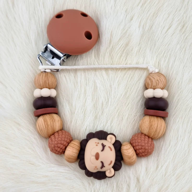 Speenkoord Set - Choco lion