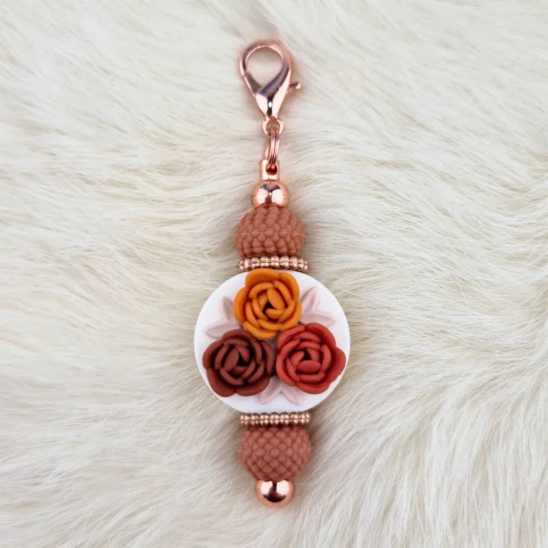 DIY Karabijn Tas / Porte-cl&eacute;s - Copper Automne Zon - La vie en Rose