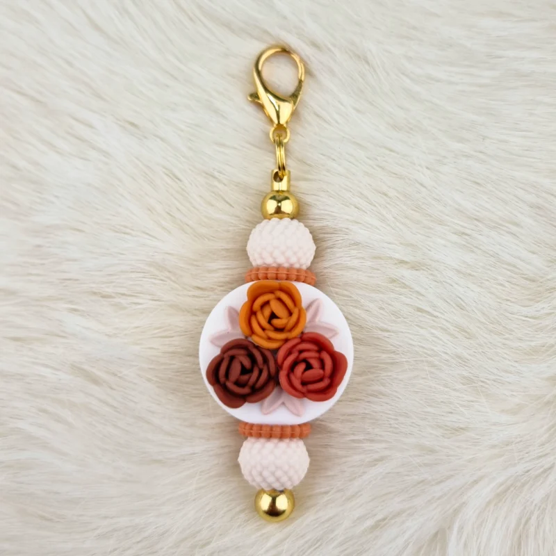 DIY Karabijn Tas / Porte-cl&eacute;s - Golden Automne Zon - La vie en Rose