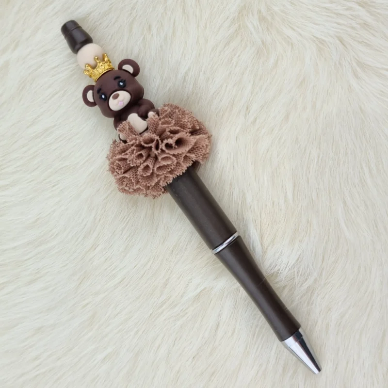 DIY stylo &agrave; perles - Royal Bear - Choco - Dark Oak