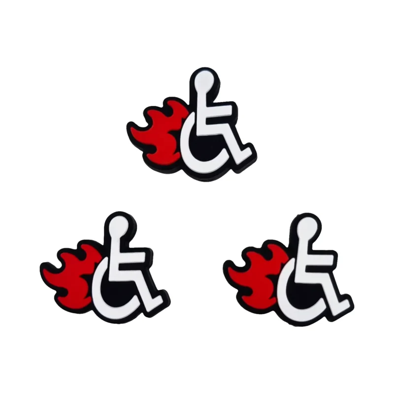 perles en silicone - Fauteuil Roulant - Roues en Feu