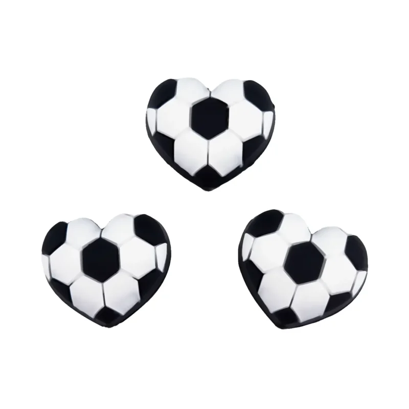 perles en silicone - Ballon C&oelig;ur