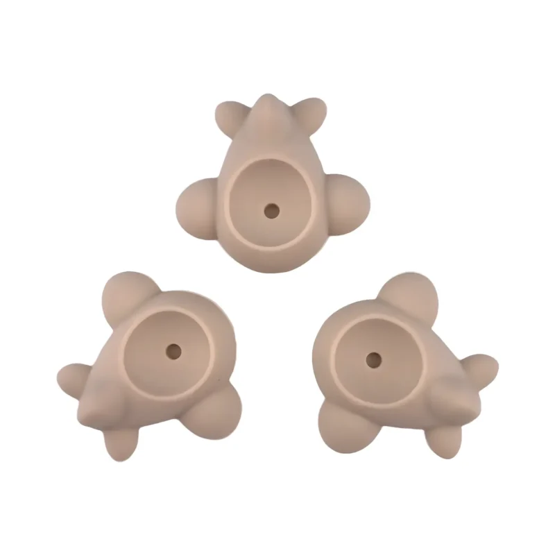 silicone beads - 3D - Airplane - Wood - 30x32x10