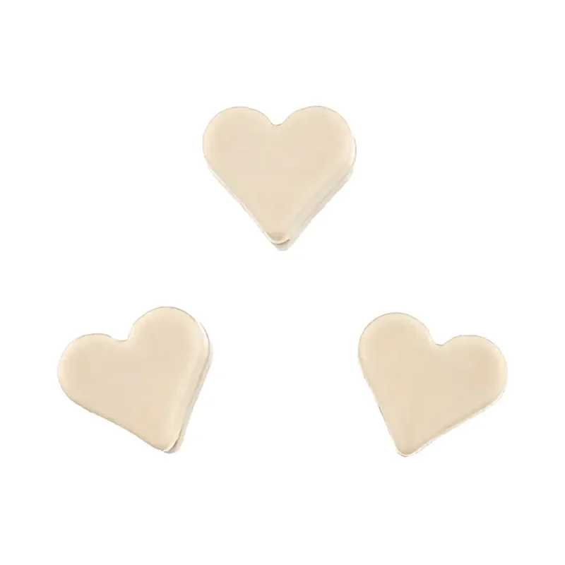 silicone beads - heart - 15 mm - Oud Lace