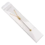 Necklace - &agrave; perles - Gold - With Bar - Afbeelding 2