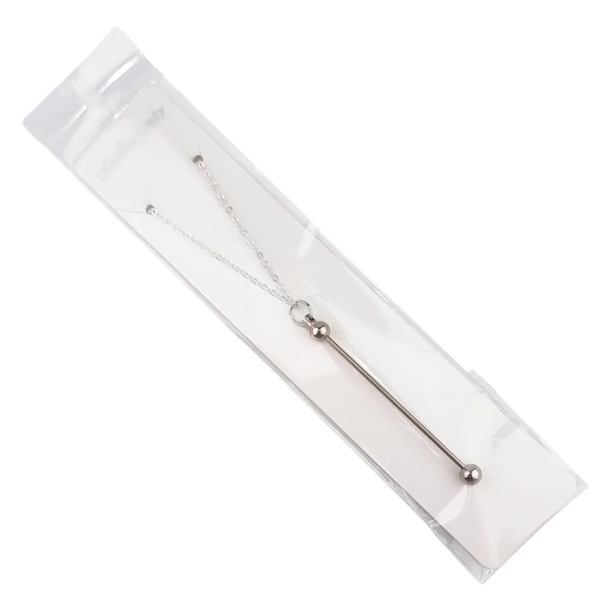 Necklace - beadable - Silver - With Bar - Afbeelding 2