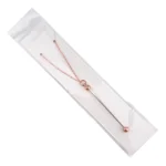 Necklace - &agrave; perles - Copper - With Bar - Afbeelding 2