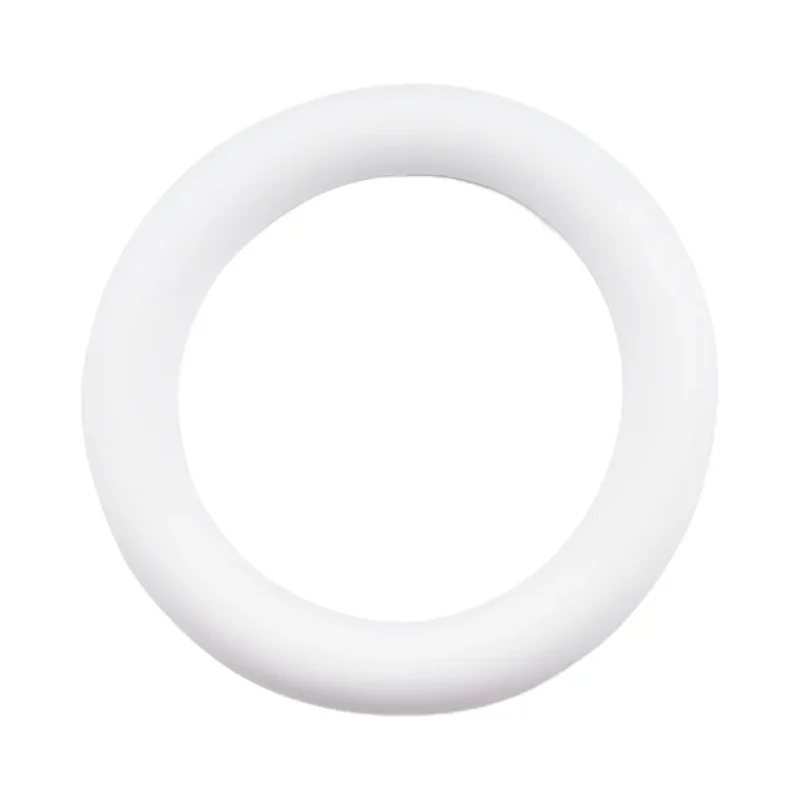 anneau en silicone - enti&egrave;rement &agrave; perles - 7 cm - Blanc