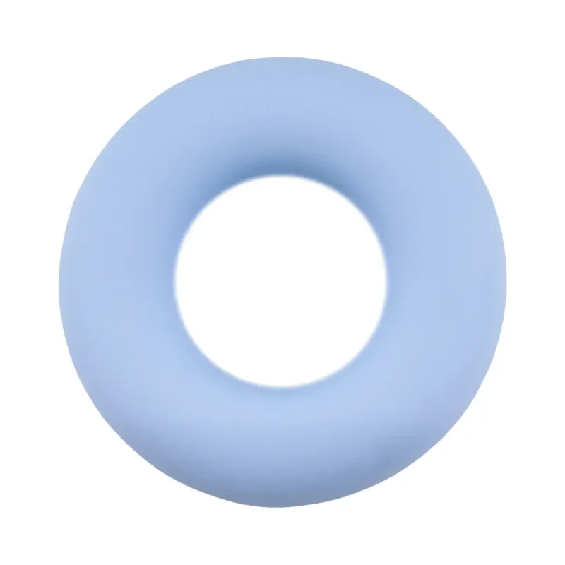 anneau en silicone/Donut - 43 mm - Bleu poudr&eacute; clair