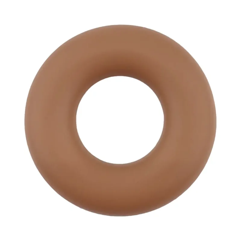 anneau en silicone/Donut - 43 mm - Chocolat au lait