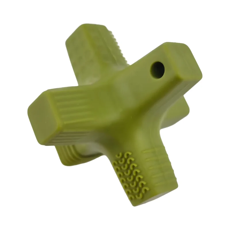 3D - Silicone figure de dentition - &Eacute;toile / Atome - Vert mousse