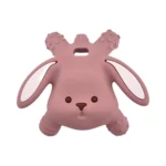 3D - Silikon Bei&szlig;figur - Hase - Rose