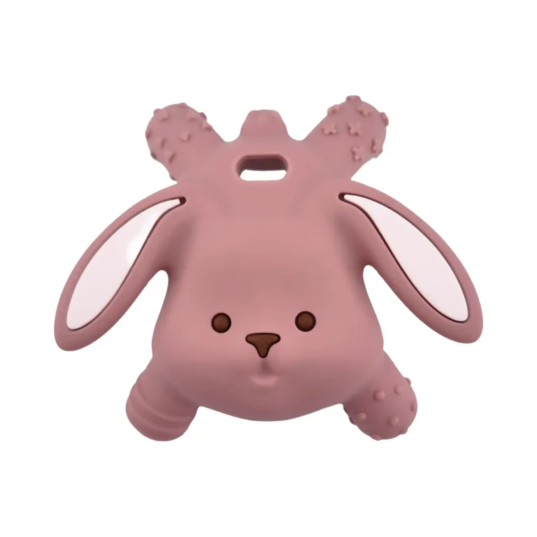 3D - Silicone figure de dentition - lapin - Rose