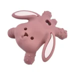 3D - Silikon Bei&szlig;figur - Hase - Rose