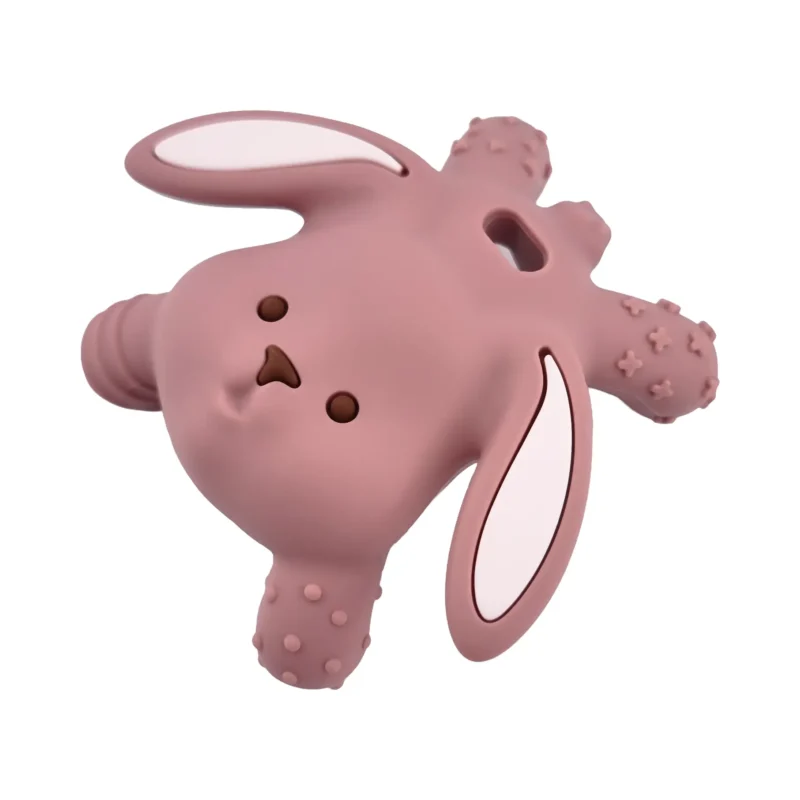 3D - Silicone figure de dentition - lapin - Rose