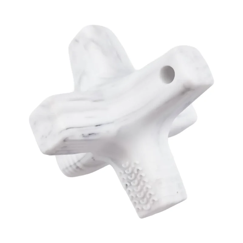 3D - Silicone figure de dentition - &Eacute;toile / Atome - Marbre noir et blanc