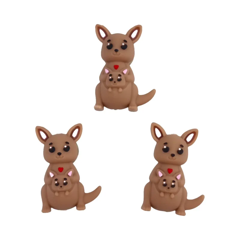 3D Kangourou M&egrave;re et Enfant