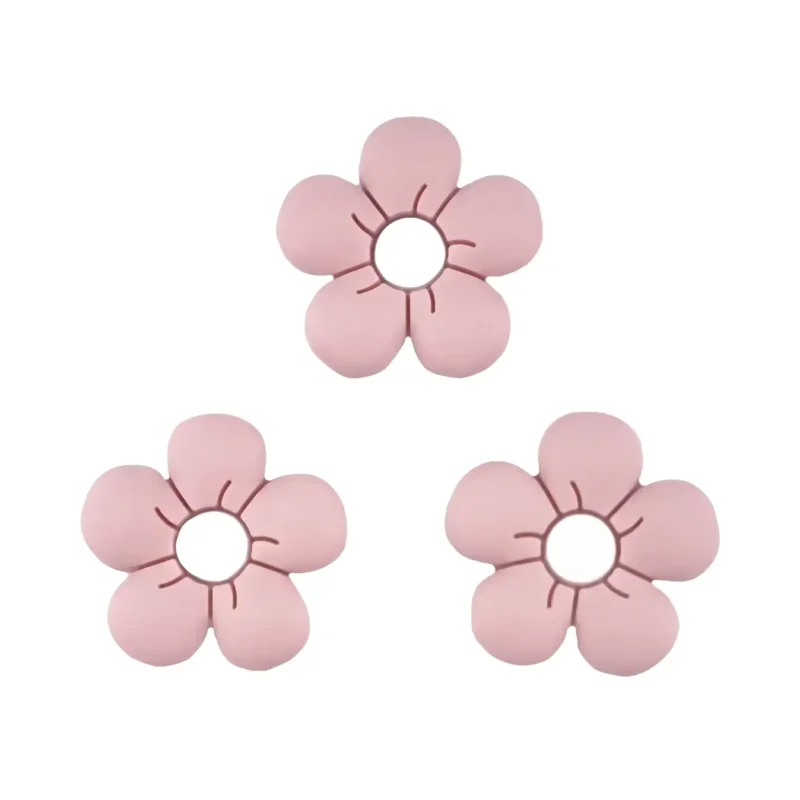 Silicone perle - Fleur - 20 mm - Fleur de cerisier