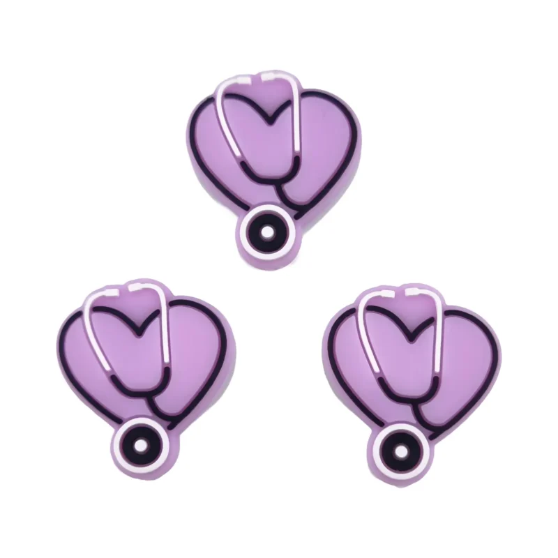 st&eacute;thoscope Coeur Lilas