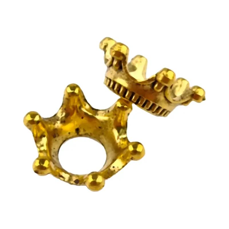Kroontjes - Metaal - Brede Kroon - Goud