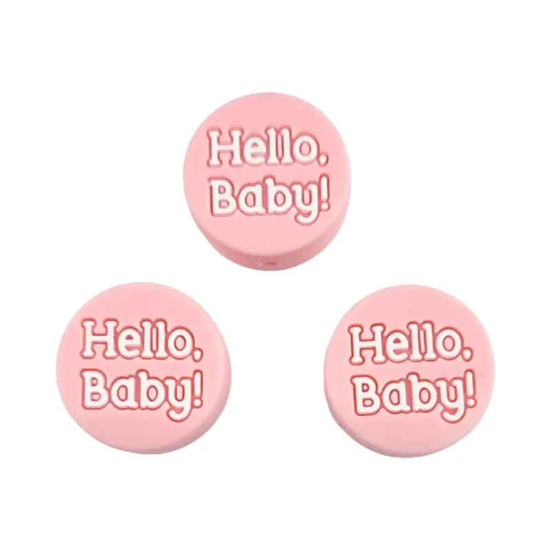 Hello Baby Peach Pink