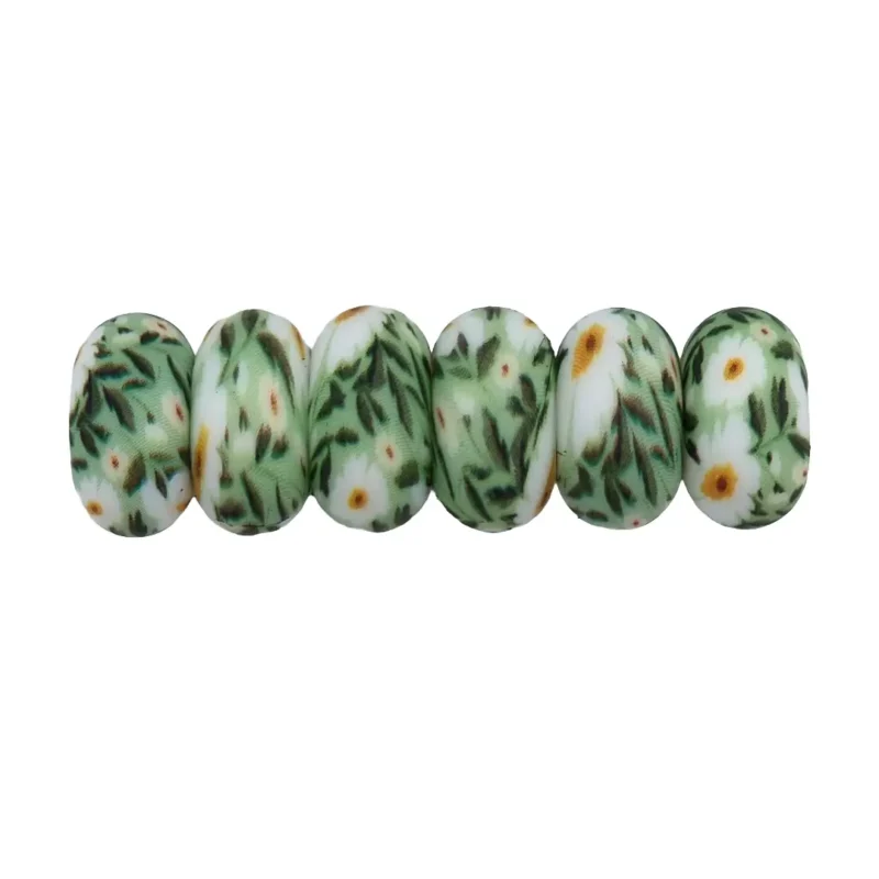 Siliconen kralen - 14 mm - Abacus  - Madelief Print