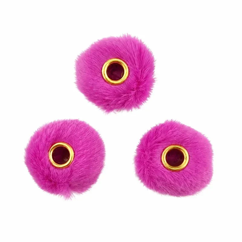Pompon perles - 20 mm - Magenta