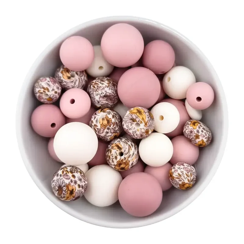 silicone beads - color mix - Everlasting Owl - Mini Mix