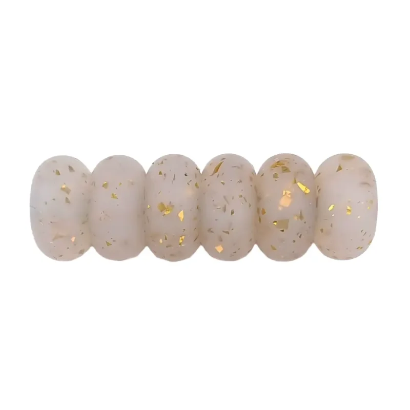 perles en silicone - 14 mm - perle perle abacus - Goud