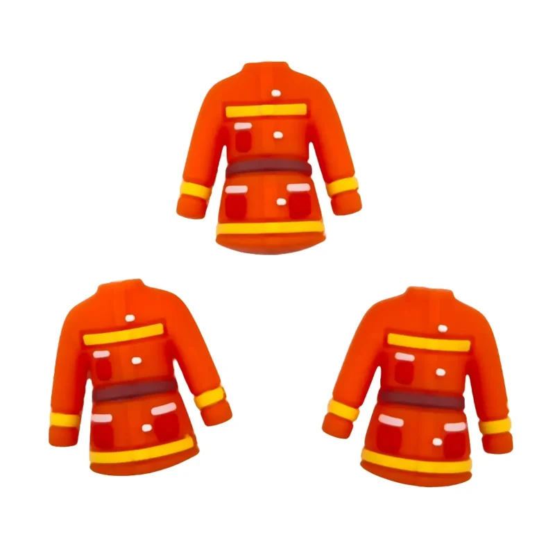 perle en silicone - Tenue 3D Pompier