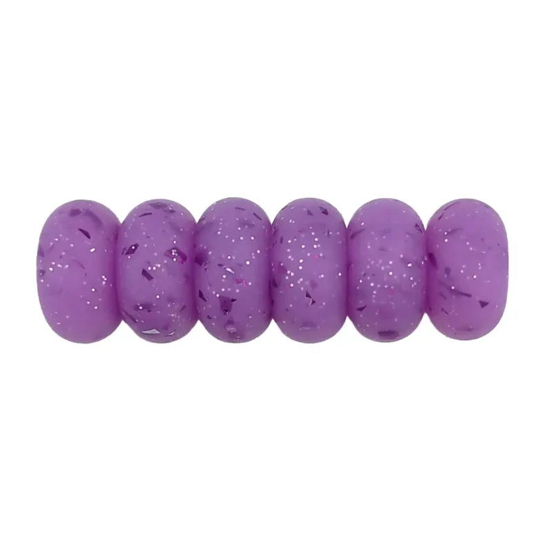 perles en silicone - 14 mm - perle perle abacus - Violet