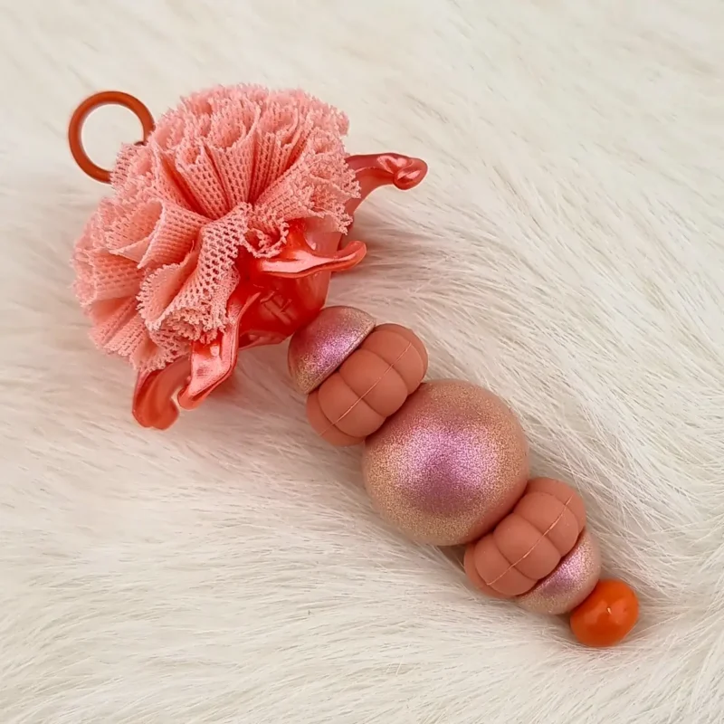 DIY Taschenanh&auml;nger / Schl&uuml;sselanh&auml;nger - Anjer - Terrakotta