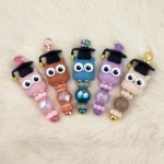 DIY Tasche / Schl&uuml;sselanh&auml;nger - Eule - Erfolgreich - Heidekraut - Bild 2