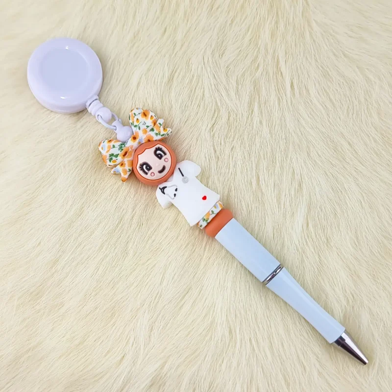 DIY Badgehouder met Pen - Verpleegkundige Boterbloem