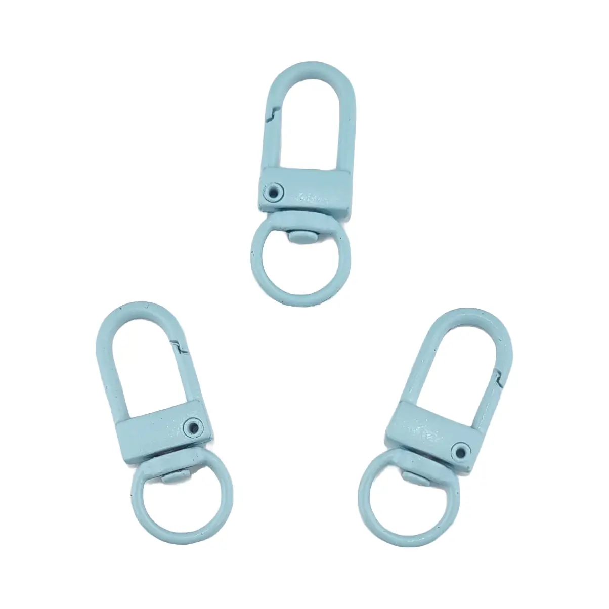 20260613_16055920 Sleutelhangers - Clip On Musketon - Aqua Blauw - Afbeelding 1
