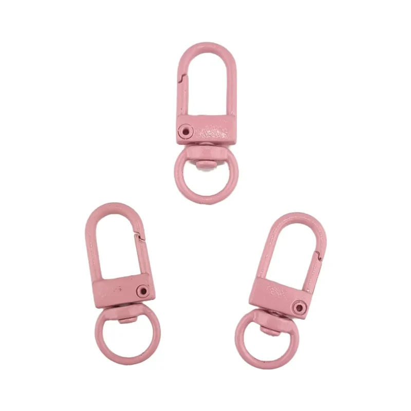 Sleutelhangers - Clip On Musketon - Perzik Roze